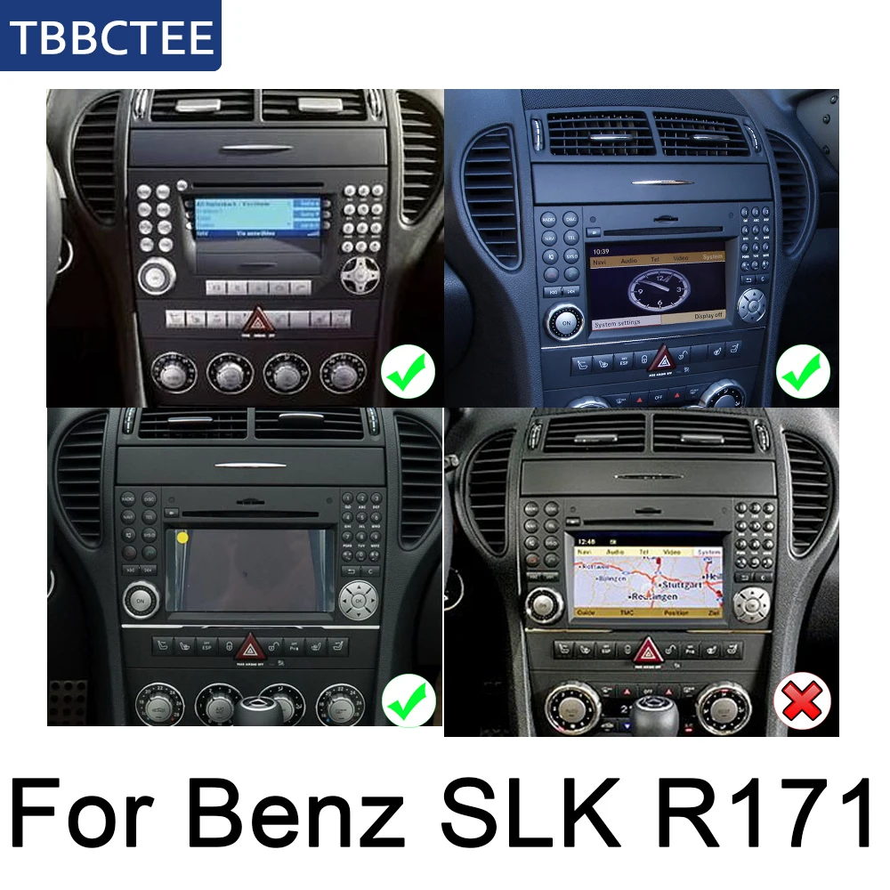 Для Mercedes Benz SLK Class R171 2004~ 2011 NTG Авто Радио автомобильный dvd-плеер на основе Android карта gps-навигации мультимедийная система wifi HD