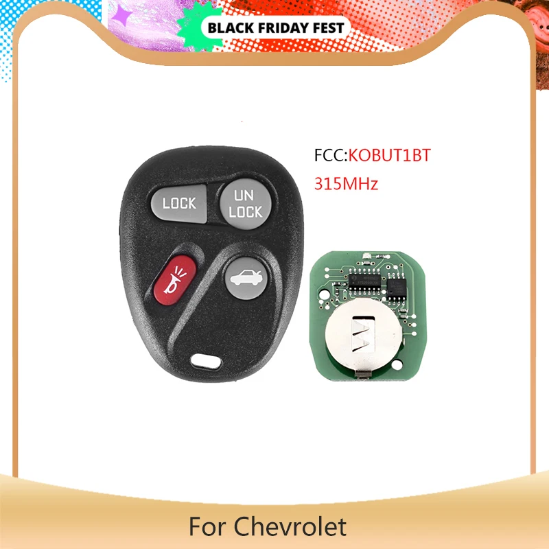 YLKGTTER 4 кнопки дистанционный ключ для автомобиля Chevrolet Astro Blazer S10 Silverado Suburban Tahoe GMC Jimmy