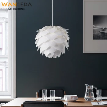 

2019 Ins Nordic Danish pine con Pendant lights modern minimalist designer bedroom restaurant creative cafe bar lamp