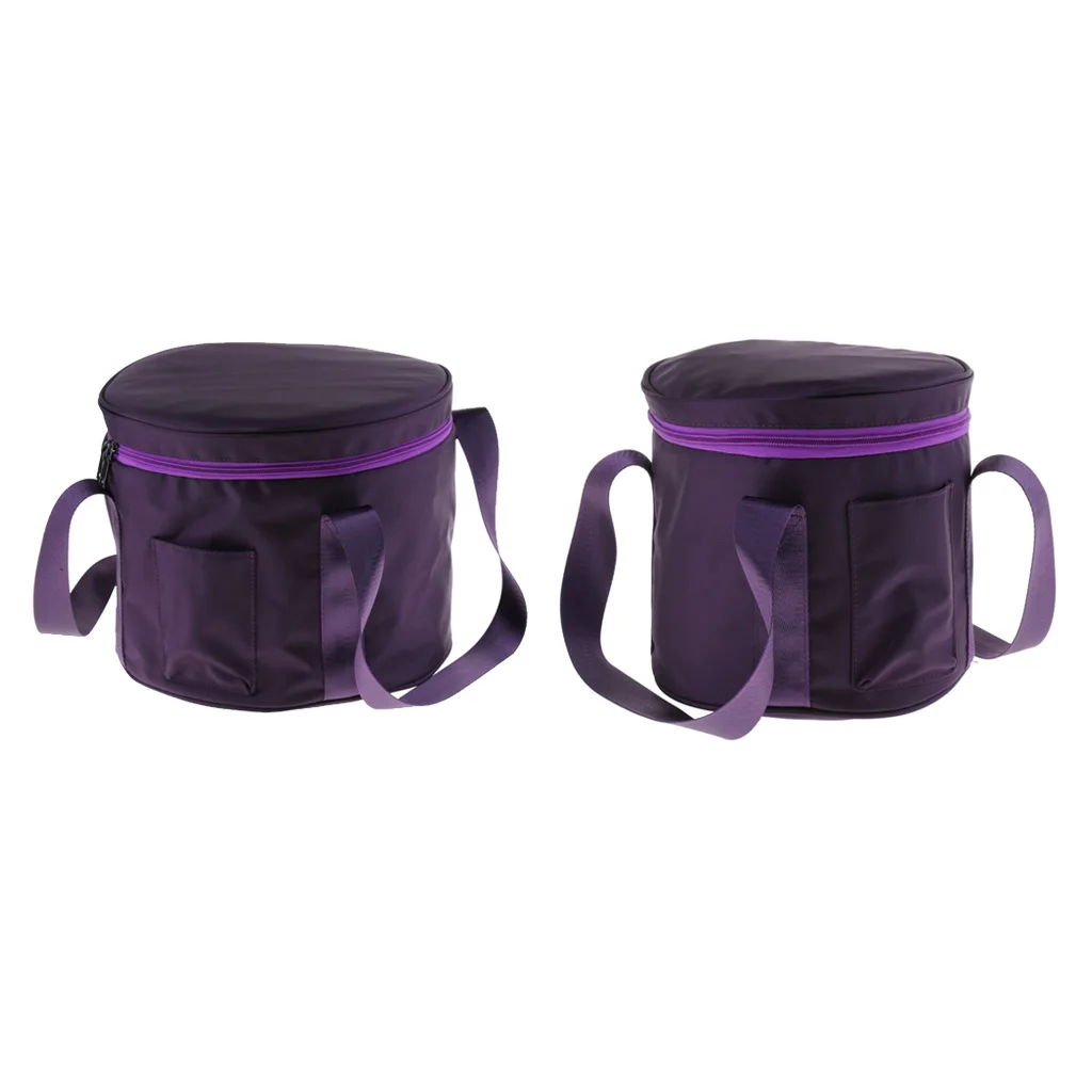 8/11inch Crystal Singing Bowl Carry Case Travelling Thicken Bag Carrier Purple