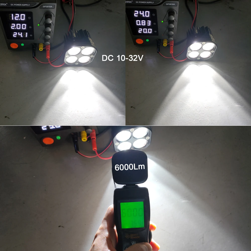 3 Inch Led Work Light 12V 24V For Car ATV UTV SUV 4WD Motorcycle Motocross 4x4 Offroad Led Spotlight Headlight Amber Fog lights