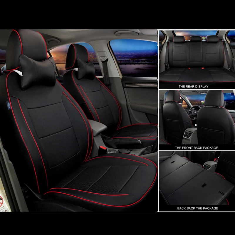 AUSFTORER пользовательские чехлы из воловьей кожи для Chevrolet Cruze 2011 Кожаные