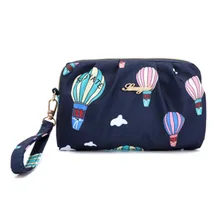 Клатч с принтом, новинка, стильные модные женские сумочки, Большая вместительная сумочка, кошелек, нейлоновая женская сумка