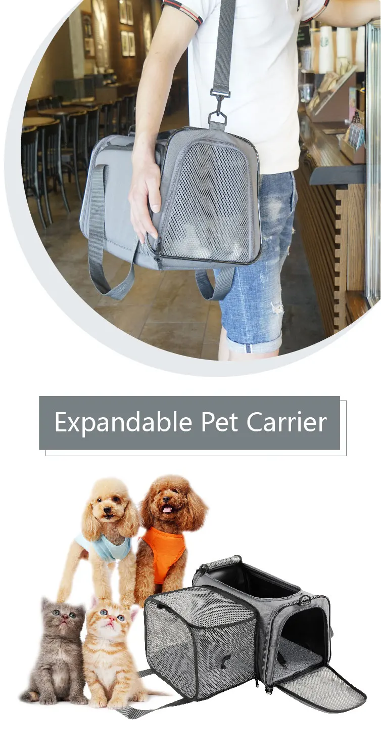 I PAW M4Pet расширяемая переноска для собак, дышащая переносная Мягкая двусторонняя Автомобильная сумка, дорожная сумка для домашних животных, многофункциональная переноска для собак, кошек