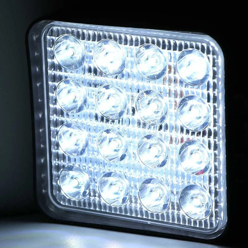 48 Вт высокомощный 16LED рабочий светильник Точечный прожектор светильник МОЩНЫЙ СВЕТИЛЬНИК противоударный Прочный для внедорожных лодок SUV ATV Truck прочный