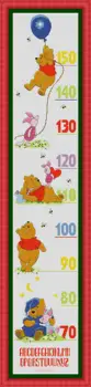 

SG049 Height Chart Table With Length Scale Baby Counted Cross Stitch Kit Cross-stitching Package Cross Stich Gift to Your Baby