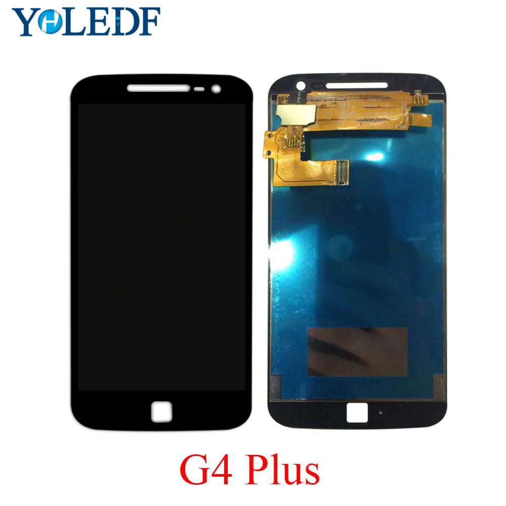 ЖК для Motorola Moto G4 Plus Xt1644 Xt1640 Xt1641 XT1642 дисплей pantalla экран сенсорный дигитайзер сборка