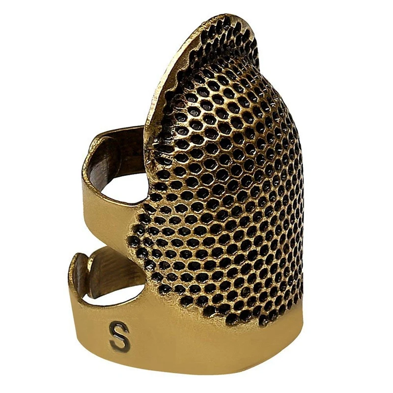 

Sewing Thimbles,Retro Sewing Thimble Finger Protector Shield Protector Fingertip Thimble Pin Needles Partner Thimbles for Sewing