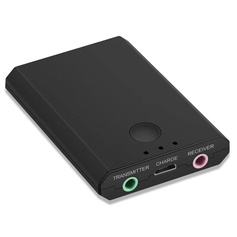 

Fashion 2-in-1 Bluetooth Music Receiver Transmitter Integrated Wireless Bluetooth Receptor Audio Adapter for Speaker / Headphone