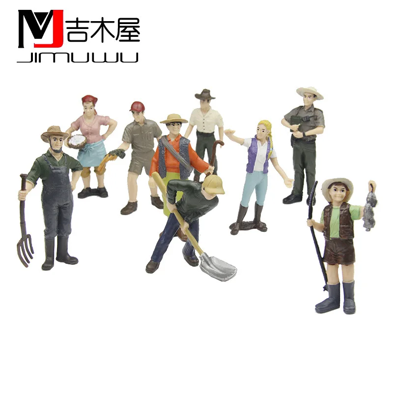 

Ji Sand Table DIY Architecture Model Wooden House Handmade Material Scene Model Villain Figure Model