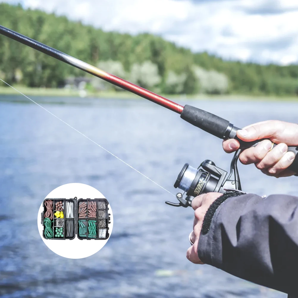 de anzuelos de 152 piezas, conjunto de equipo de pesca de mar|Cajas de instrumentos de - AliExpress