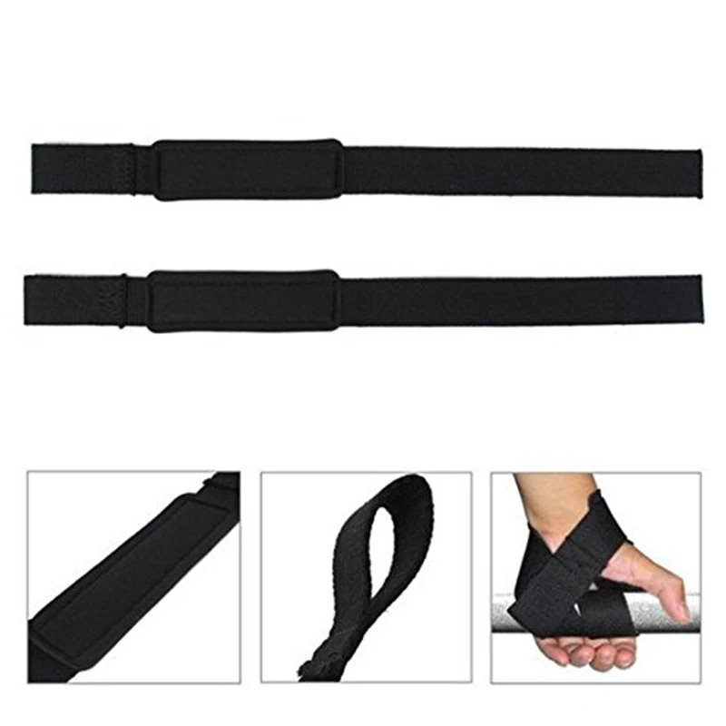 1 Pcs Lifting Straps Fitness Gloves Anti-slip Hand Wraps Wrist Straps Support For Weight Lifting Powerlifting Training