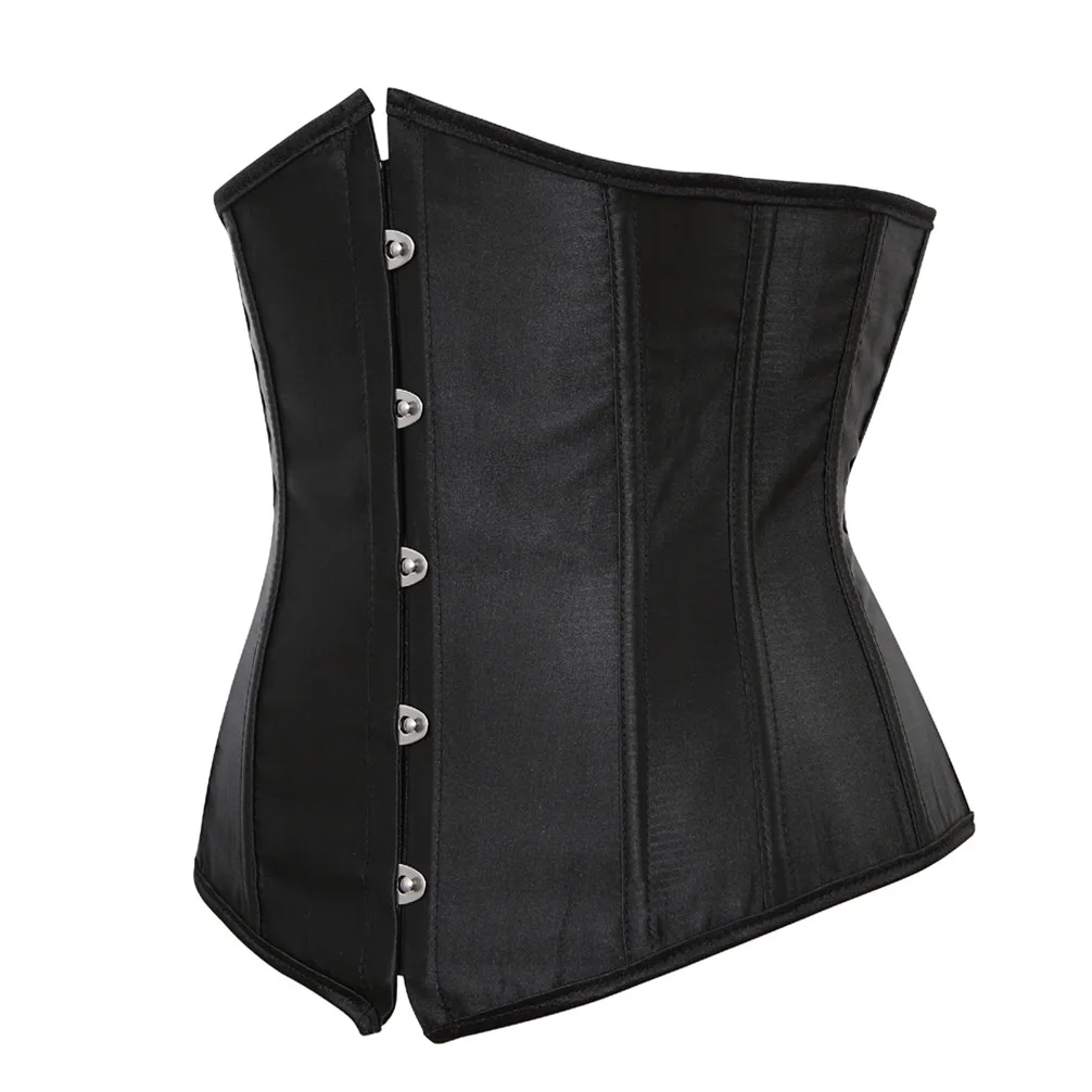 Underbust Corset Sexy Women's Underwear Waist Slimming Body Shaper for Women Steampunk Lace-up Corset