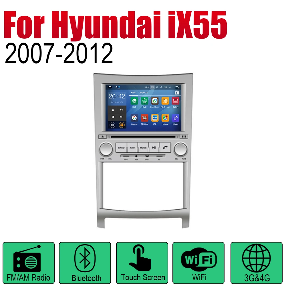 Автомагнитола ZaiXi 2 Din Android DVD для Hyundai Veracruz iX55 2007 ~ 2012 автомобильный мультимедийный