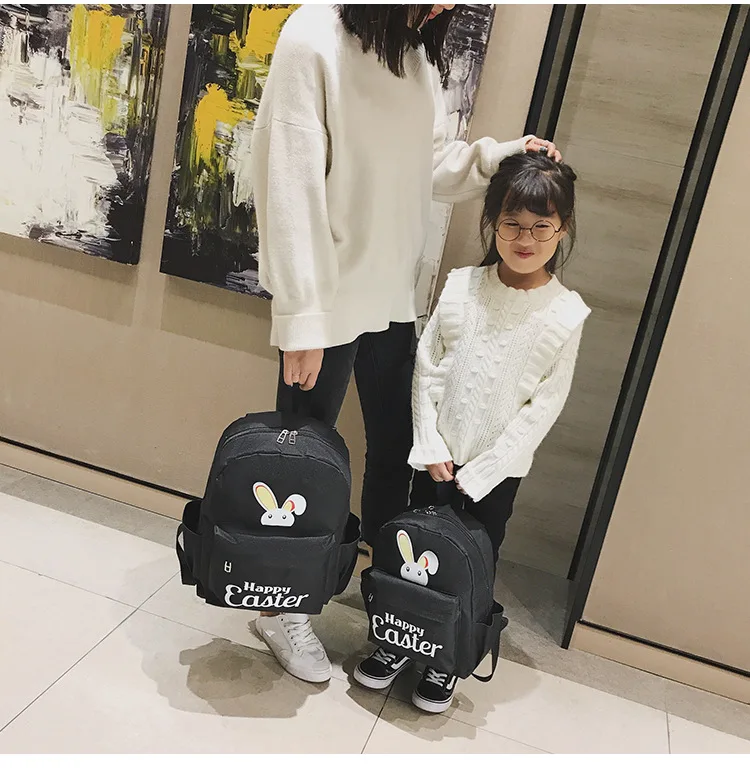

Cartoon Kindergarten School Bag for Top Class in Children Men And Women Backpack Color Logo but Lettering