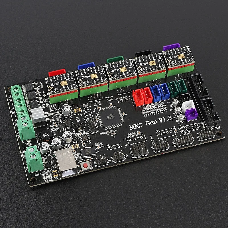 PPYY-Dotbit аксессуары для 3D-принтера TMC2130V1.0 Драйвер+ MKS GEN V1.3 комплект основной платы управления и пандусы