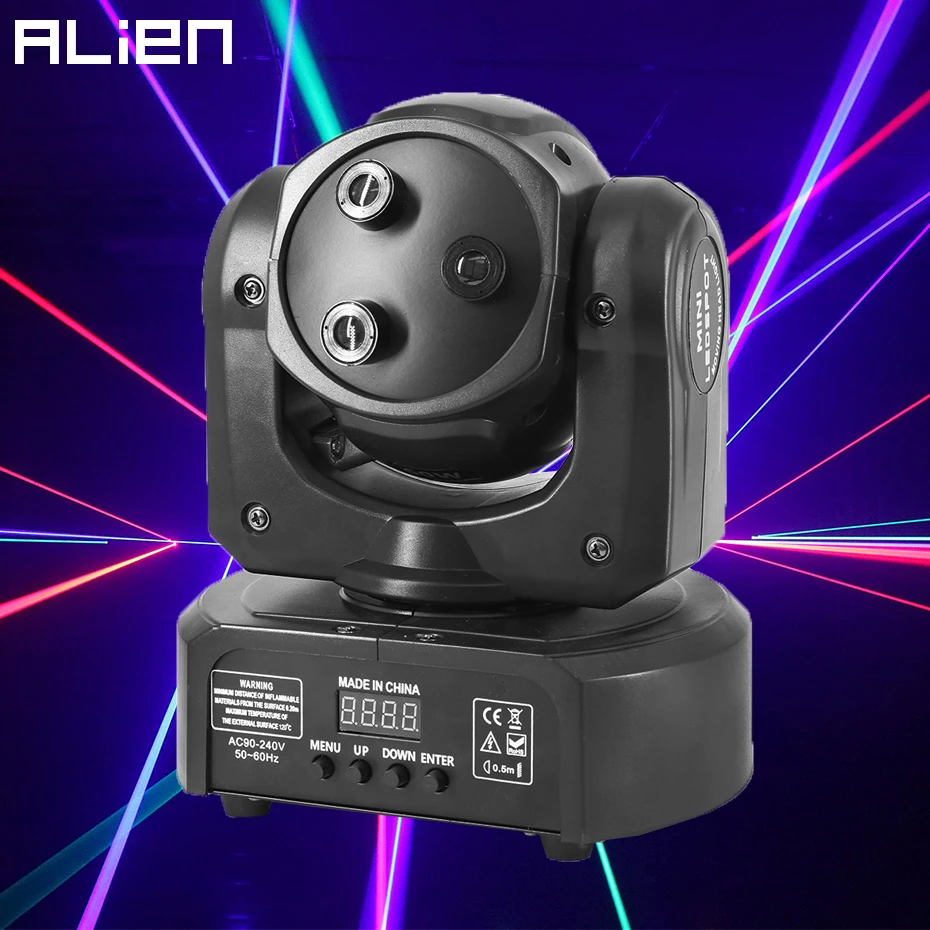 ALIEN RGB устройство сканирования пучка движущаяся головка DMX 512 лазерный сценический осветительный проектор с эффектом DJ Дискотека вечеринка, праздник, Рождество свадебный танец