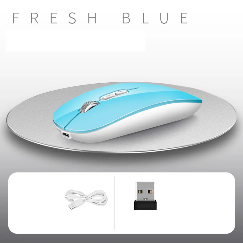 Drop hot slaes 2.4GHz Wireless Optical USB Gaming Mouse 1600DPI Rechargeable Mute Mice For PC high quality wholesales