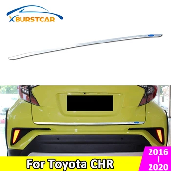 

Car Rear Trunk Tailgate Back Door Tail Gate Strips Cover Trim Sticker for Toyota C-HR 2016 - 2020 Car-Styling Accessories