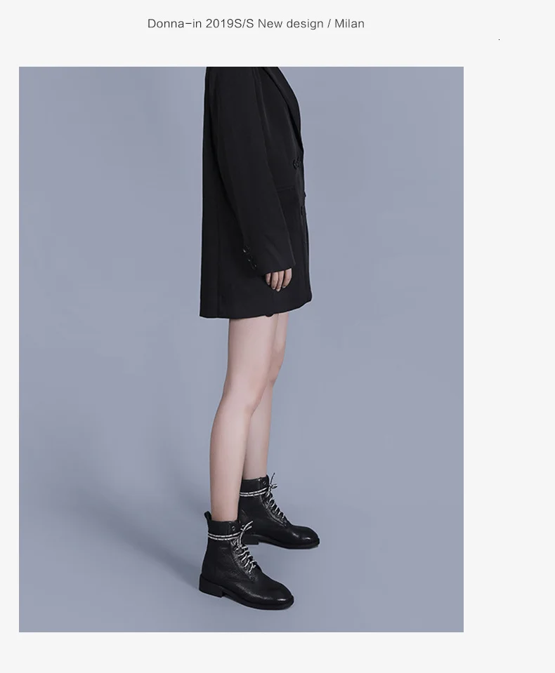 Donna-in/женские ботинки; Замшевые женские ботинки из натуральной кожи на шнуровке; женские Ботинки на каблуке в винтажном стиле; коллекция года; сезон осень; цвет черный, коричневый; botas feminina