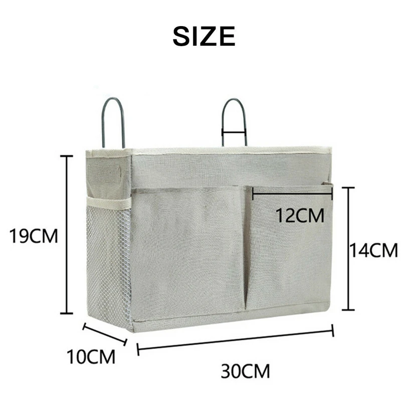 Прикроватная подвесная сумка для хранения, тканевый Карманный контейнер, держатель для кровати, органайзер, контейнер для ванной комнаты, сумка для хранения, чехол