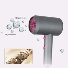 Профессиональный фен для волос с отрицательным ионом, фен с насадкой для сбора для домашнего использования