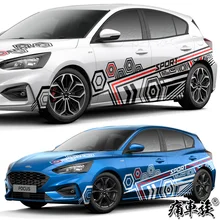 Стикер для автомобиля Ford Focus, украшение в виде цветка, стикер для украшения тела, модификация, стикер