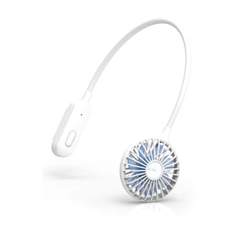

Headphone Fan Mini Neck Fans USB Rechargeable Wearable Portable Neckband Fan for Home Office