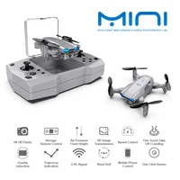 2021 새로운 미니 드론 4k 전문 고화질 듀얼 카메라 와이파이 FPV 와이드 앵글 작은 Quadcopter 접는 헬리콥터 장난감