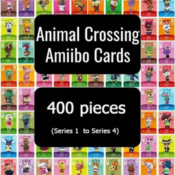 

400 Pcs Card Set For Animal Crossing Card Amiibo Card Work for NS Games New Horizons NFC Amibo Switch Welcome Stickers
