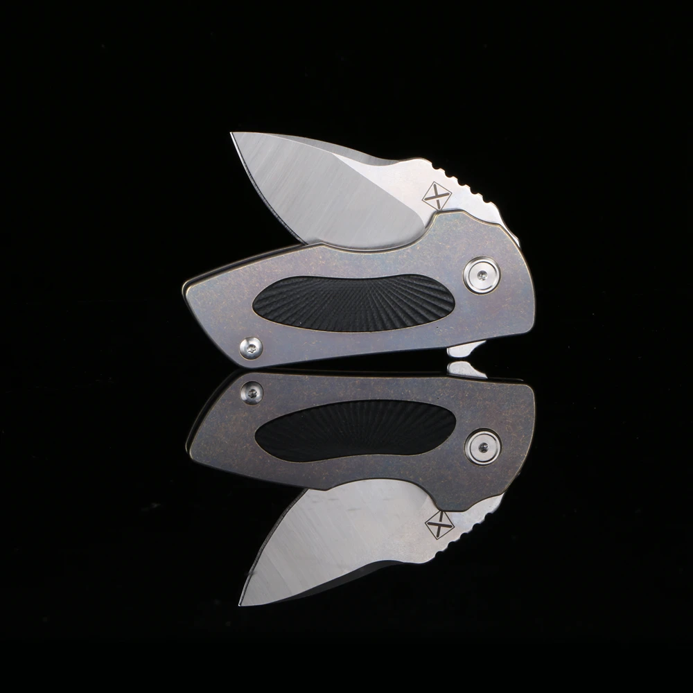 Ен Ксана YX630 складной нож для ежедневного использования, 14C28N лезвие TC4 titanium G10 ручка для кемпинга, охоты, рыбалки Выживание Карманный фрукты Ножи EDC инструменты