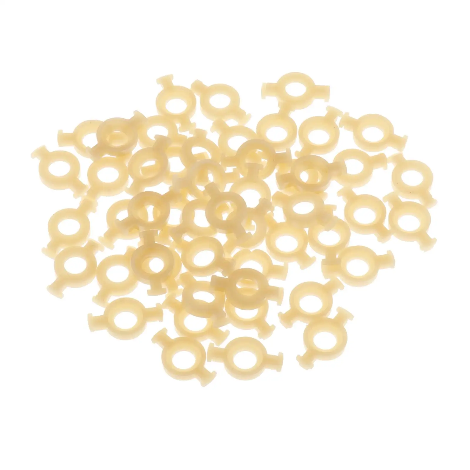 50 Pack of ABS Plastic Trumpet Repair Kit Trumpet Valve Guides Replacement Parts