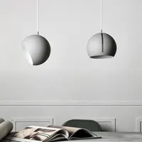 Petit lustre en frêne de style nordique moderne, lampe de salle à manger réglable, créatif et simple, design de chambre à coucher et de bar 2