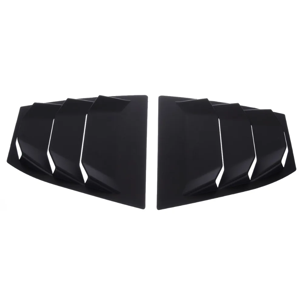 Mayitr 2 шт. автомобильные аксессуары матовые черные боковые жалюзи для заднего