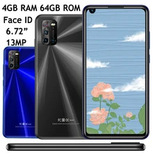 Téléphone portable Note9 Pro débloqué, écran de 6.72 pouces, smartphone, reconnaissance faciale, Android, caméra avant et arrière, 4 go de RAM, 64 go de ROM