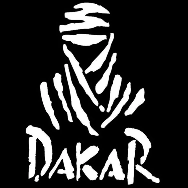 Светоотражающие автомобильные наклейки DAKAR 9,5x13 см