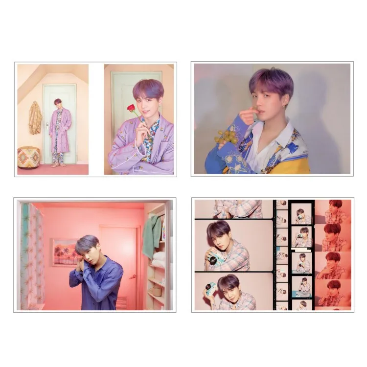 Kpop плакат наклейки Bangtan мальчики плакат фото наклейки альбом концертный с тем же абзацем