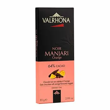 

Valrhona - Tableta de chocolate negro Majari Naranja