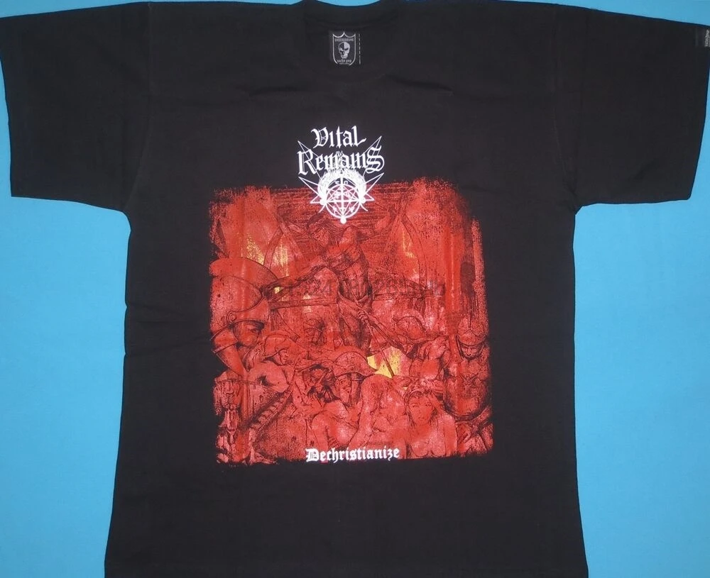 Vital Remains Dechristianize T shirt 
