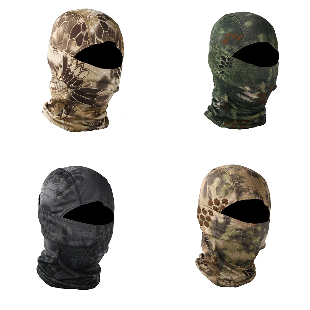 

Tactical Python Face Shields Balaclava Hood UV Protection Headwear Outdoor Military Training Turban