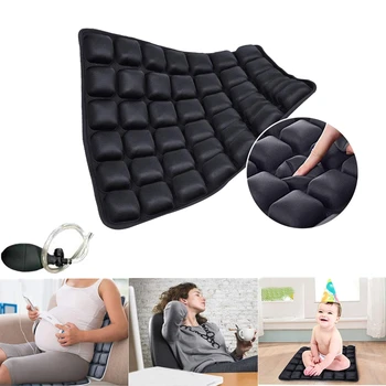 

Air Inflatable Seat Cushion Air-Permeable Pressure Relief Water Seat Cushion Lumbar Support Design to Relieve Sciatica for Wheel
