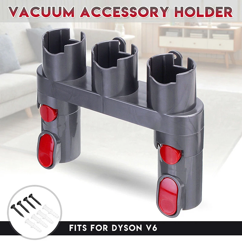 Vacuum Cleaner Accessory Holder Storage Stand Rack Organizer For Dyson V6 High-quality Design Provides 5 Slots For Daily Needs Vacuum Cleaner Accessory Holder Storage Stand Rack Organizer For Dyson V6 High-quality Design Provides 5 Slots For Daily Needs