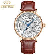 ^^Best Offers KINYUED Latest Men's Hollow Mechanical Watch Genuine Leather Strap Luminous Pointer Fashion Waterproof Watches Relojes Hombre ^^Best Offers KINYUED Latest Men's Hollow Mechanical Watch Genuine Leather Strap Luminous Pointer Fashion Waterproof Watches Relojes Hombre