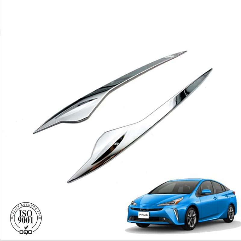 Аксессуары для Toyota Prius 50 серии ABS Хромированная передняя фара светильник отделка