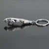 Classic Silver Color Stainless Steel Leopard Keychain Jaguar Car Keyrings Fine Bag Key Chains Two Types Creative Jewelry Q-004 ► Photo 1/6