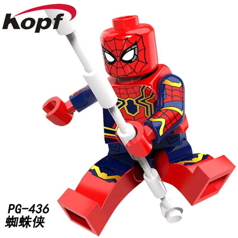 PG436 Without Box KF8037, одиночная распродажа, супергерои, Бэтмен, серия фильмов, кубики, образование, миниатюрные строительные блоки, фигурки, Подарочная игрушка для детей - Цвет: PG436 Without Box