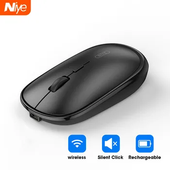 

Wireless Mouse 1600 DPI Computer Mouses Rechargeable Mouse 2.4G USB Receiver Optical Not Bluetooth Mice For Laptop PC Gamer