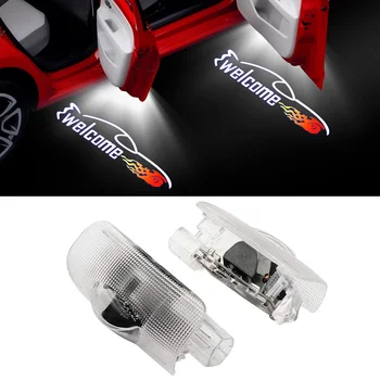 

2-4 pcs RACING CAR Logo Welcome Light For Infiniti FX G M EX Q50 Q60 Q70 QX50 QX70 QX80 Car Styling Door Ghost Shadow Projector