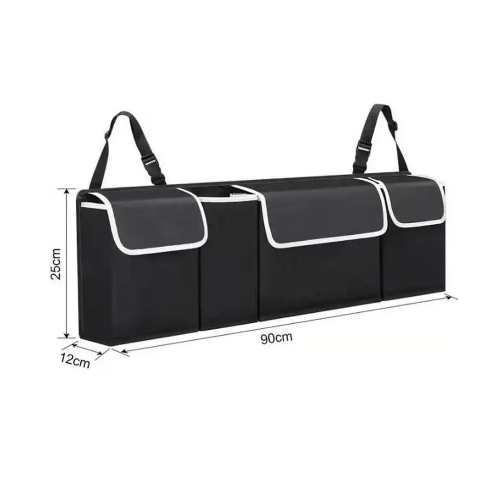 Car Trunk Organizer Backseat Storage Bag High Capacity Multi-use Oxford Cloth Car Seat Back Organizers Interior Accessories