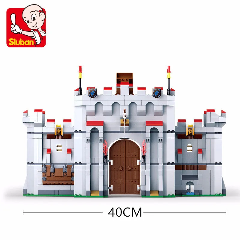 

877Pcs Knight Armor Medieval Castle Series Model Bricks Brinquedos Building Blocks Sets Brinquedos Educational Toys for Children